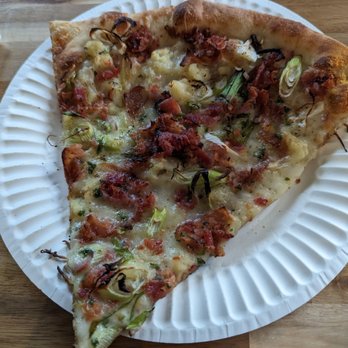 OTTO - Biddeford - Potato, bacon and scallions slice - Pizza Near Me - Biddeford, Maine
