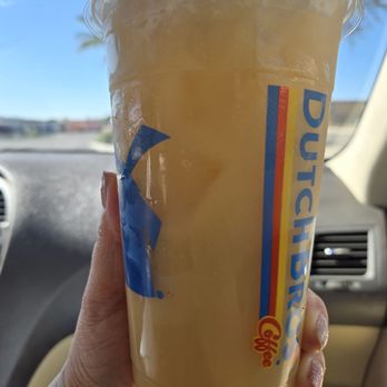 Dutch Bros Coffee - LG or MED Water with Green Apple, Sugar-free Caramel and Sugar-free Caramel Soft Top! - Juice Bars & Smoothies Near Me - San Tan Valley, Arizona Dutch Bros Coffee - LG or MED Water with Green Apple, Sugar-free Caramel and Sugar-free Caramel Soft Top! - Juice Bars & Smoothies Near Me - San Tan Valley, Arizona
