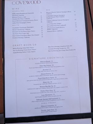 Menu photo 3 Covewood San Diego, CA