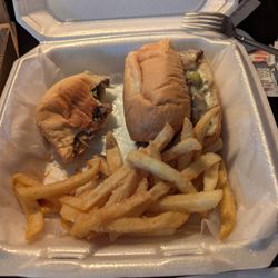 Steak Philly Hero w/ fries