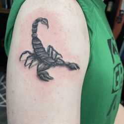 North Texas Tattoo - An awesome scorpion!
