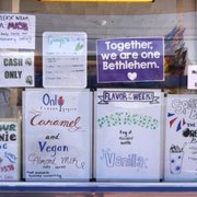 Photo of Jim's Tastee Freez - Delmar, NY, United States. Ice cream flavors are seen in the window of Jim's Tastee Freez on Friday, March 5, 2021 in Delmar, N.Y.