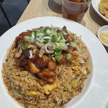 Cafe De Hong Kong - Fried rice with extra pork chop - Hong Kong Style Cafe Near Me - Markham, Ontario