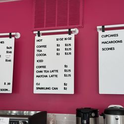 A Sweets Girl - As you can see, menu is expanding with a choice of beverages and sandwiches