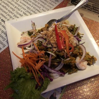 Jitlada - Fried morning glory salad - Thai Near Me - Los Angeles, California