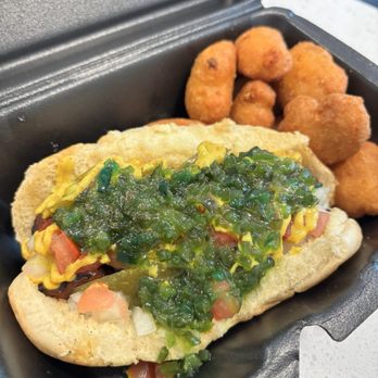 Just Dogs ATL - Chicago Dog - Hot Dogs Near Me - Atlanta, Georgia Just Dogs ATL - Chicago Dog - Hot Dogs Near Me - Atlanta, Georgia
