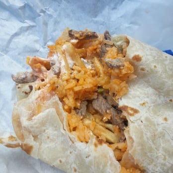 Cali Tacos - Stuffed anything and everything. It is a meal enough for 3 people.  At about $10 .. it is a good buy. - Mexican Near Me - Orange, California