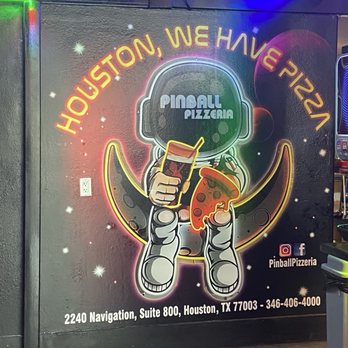 Pinball Pizzeria - Cool mural - Pizza Near Me - Houston, Texas Pinball Pizzeria - Cool mural - Pizza Near Me - Houston, Texas