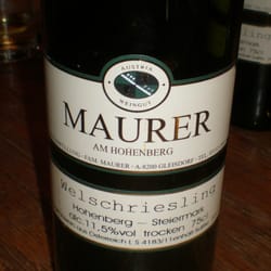 Ing. Josef Maurer - Der Wein um 5,- die Flasche (ab Hof)