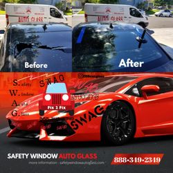 Safety Window Automotive Glass - Same day service when this beautiful car needed a new back glass in the San Joaquin Lodi CA area due to the fact that glass has shattered.