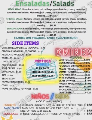 Menu photo 6 Big Taco and Seafood McKinney, TX