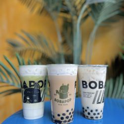 BoBaPOP Tea Bar - Matcha Latte, Cold Brewed Coffee-Creme, Japanese Brown Rice Milk Tea