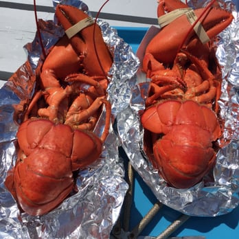 Green Harbor Lobster Pound - Our two medium sized (quarters) lobsters for 8.99/pound! They steamed them for us! - Seafood Near Me - Marshfield, Massachusetts Green Harbor Lobster Pound - Our two medium sized (quarters) lobsters for 8.99/pound! They steamed them for us! - Seafood Near Me - Marshfield, Massachusetts