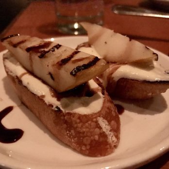 Staple & Fancy - Pear goat cheese bruschetta - Italian Near Me - Seattle, Washington