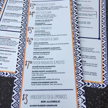 Uncle Julio's - Happy Hour Menu - Mexican Near Me - Orlando, Florida