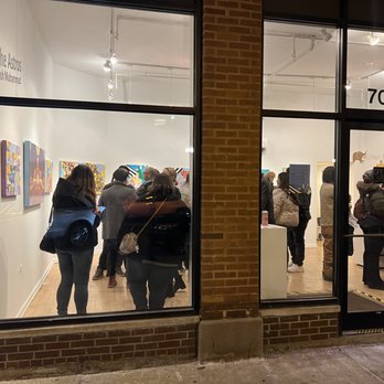 Elephant Room Gallery - Opening Night for "The Astros" by Ish Muhammad - Art Galleries Near Me - Chicago, Illinois
