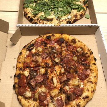 Wild Flour Pizza - Blue pear, chorizo - Pizza Near Me - Burnaby, British Columbia