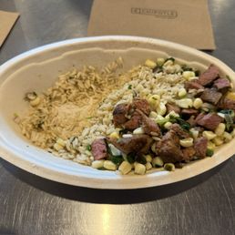 What I was given by the worker with an attitude. $12 for half a bowl What I was given by the worker with an attitude. $12 for half a bowl