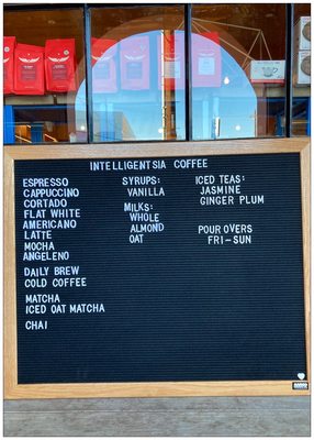 Menu photo 3 Intelligentsia Coffee Los Angeles, CA Menu photo 3 Intelligentsia Coffee Los Angeles, CA