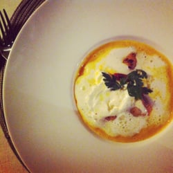 Le Bouchon Catalan - Veloute de courge et gambas