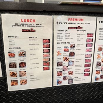 Shabu King - Menu - Buffets Near Me - Dublin, California