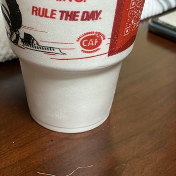 Smoothie King - Piece of string that was in my mouth from the smoothie - Juice Bars & Smoothies Near Me - Stockbridge, Georgia