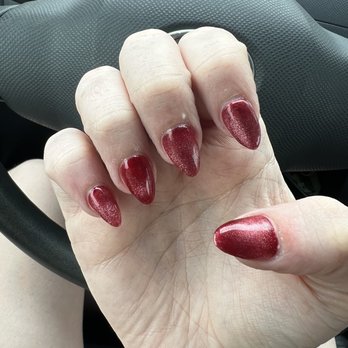 Polish Nails Spa - Red cat eye - Nail Salons Near Me - Santee, California Polish Nails Spa - Red cat eye - Nail Salons Near Me - Santee, California