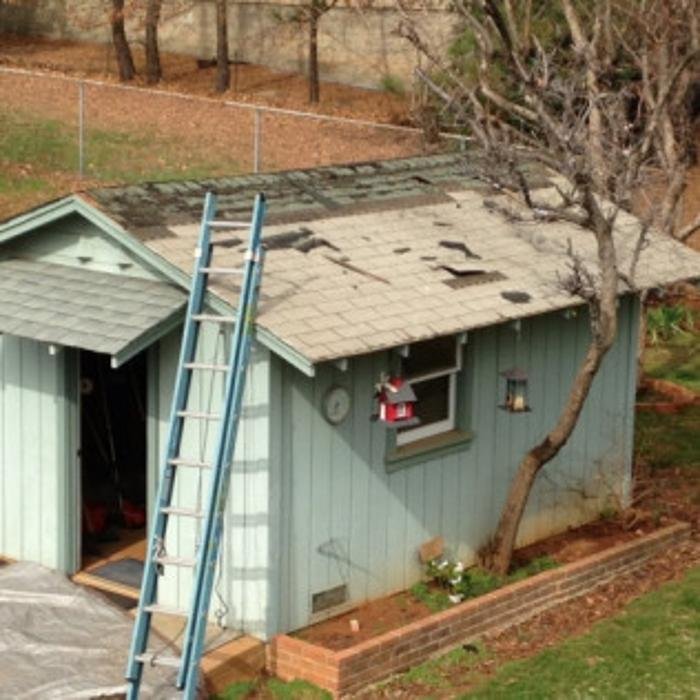 Slide of Steele's Roofing Company