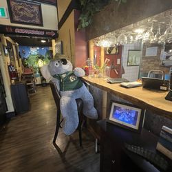 Boomerangs Cafe - He's been at that bar awhile!