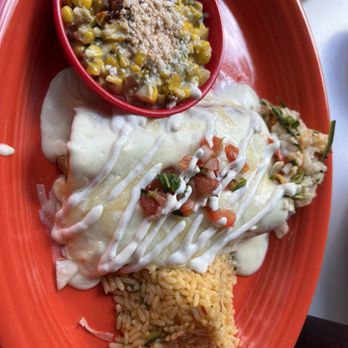 Uno Mas - Sour cream enchiladas - Tex-Mex Near Me - Dallas, Texas