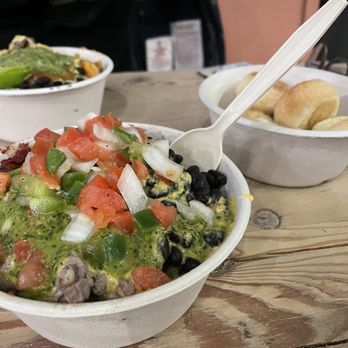 Five on Black - Small bowls and pao de queijo - Fast Food Near Me - Bozeman, Montana