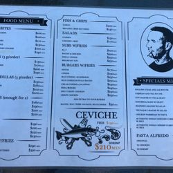 The Pub Hideaway - Menu