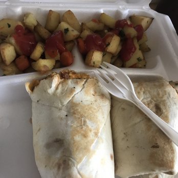 Rio Lerma Mexican Restaurant - Breakfast Burrito with Mexican potatoes - Mexican Near Me - Forney, Texas