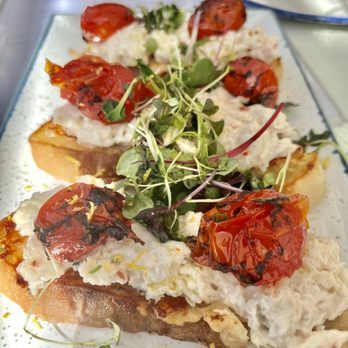 The Hampton Social - Naples - Crab Shrimp Bruschetta YUM - New American Near Me - Naples, Florida The Hampton Social - Naples - Crab Shrimp Bruschetta YUM - New American Near Me - Naples, Florida