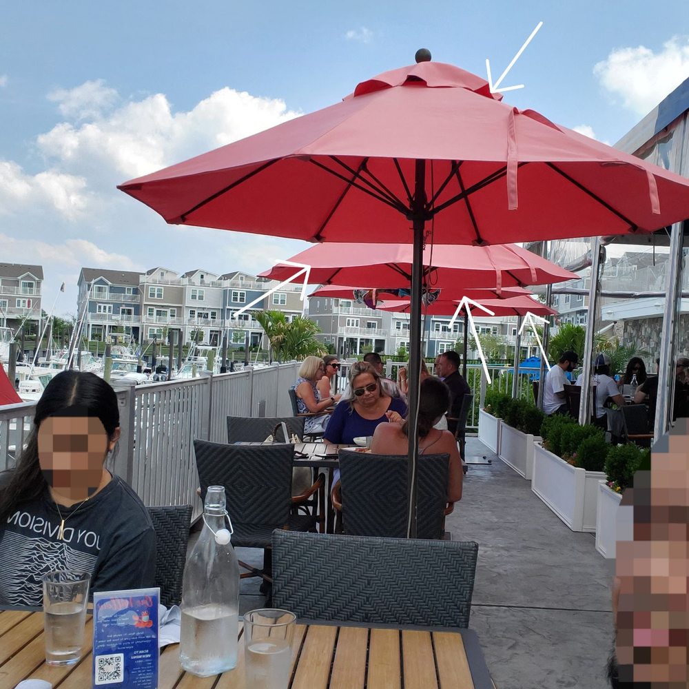 One Willow - Can't get an umbrella but these 2 tables behind us, who happen to be caucasian gets 2 each? Something's a miss. - Seafood Near Me - Highlands, New Jersey One Willow - Can't get an umbrella but these 2 tables behind us, who happen to be caucasian gets 2 each? Something's a miss. - Seafood Near Me - Highlands, New Jersey