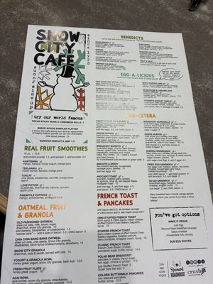 Menu photo 1 Snow City Cafe Anchorage, AK Menu photo 1 Snow City Cafe Anchorage, AK