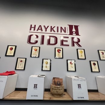 Haykin Family Cider - a display of cids - Cideries Near Me - Aurora, Colorado Haykin Family Cider - a display of cids - Cideries Near Me - Aurora, Colorado