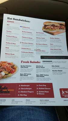 Menu photo 6 JCW's Restaurant Lehi, UT