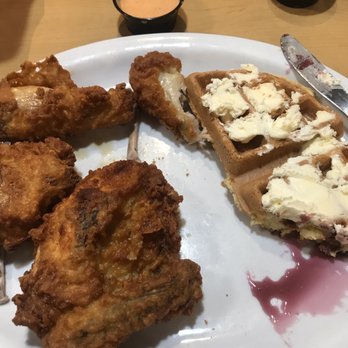 Sammy's Stackhouse - Sammy's Chicken and waffles. Crispy chicken & juicy inside. - American Near Me - Orange, California