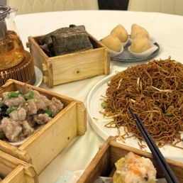 Pork ribs. Noodles and Siu Mai