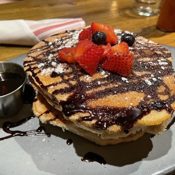 Oliver's Astoria - Churro Pancakes - New American Near Me - Astoria, New York Oliver's Astoria - Churro Pancakes - New American Near Me - Astoria, New York