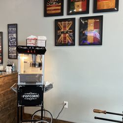 Tune Up The Manly Salon - Freshly popped popcorn!