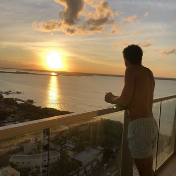 Secrets The Vine Cancun - 25th floor view of the lagoon side of the hotel at sunset. - Hotels Near Me - Cancún, ROO