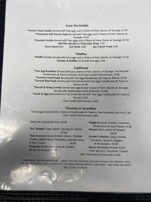 Menu photo 1 Cindy's Cafe & Catering Molalla, OR