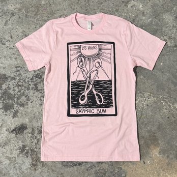 Space Station Studio - Les Vixens Sapphic Sun Tarot T-Shirt - Art Galleries Near Me - Orlando, Florida Space Station Studio - Les Vixens Sapphic Sun Tarot T-Shirt - Art Galleries Near Me - Orlando, Florida