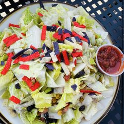 Cedar Rapids Bar & Restaurant - Southwest Salad no cheese or dressing, sub salsa (make it vegan)