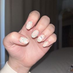 Q Nails and Spa - Halloween Design with Pastel colors