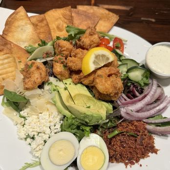 RiverFront - Cobb Salad with shrimp & avocado - Seafood Near Me - Abbeville, Louisiana RiverFront - Cobb Salad with shrimp & avocado - Seafood Near Me - Abbeville, Louisiana