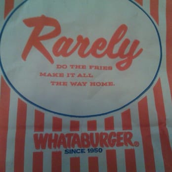 Whataburger - a bag of raw chicken - Fast Food Near Me - Harlingen, Texas