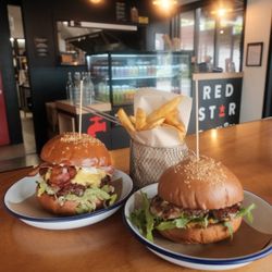 Red Star Burger Bar - Brown Butter Bacon. Fries. Lamb